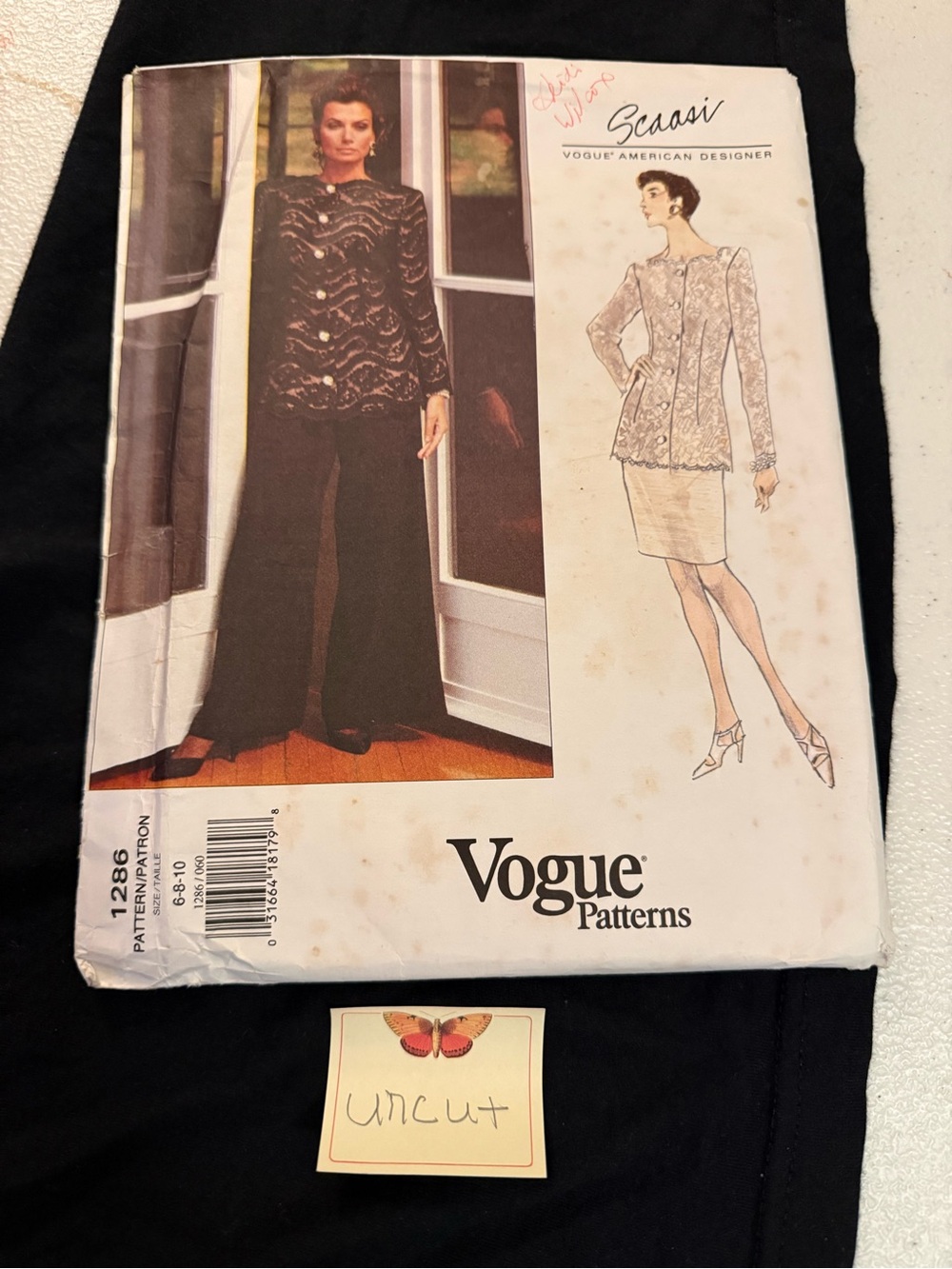 Vogue 1286 pattern / designer